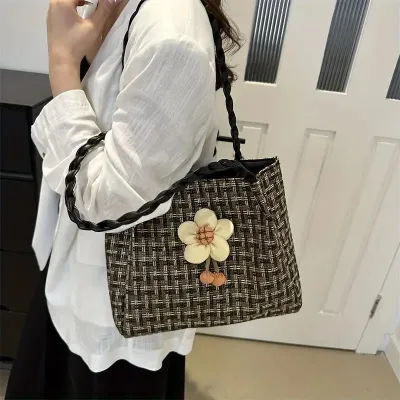 Women's Floral Large Capacity Shoulder Bag 